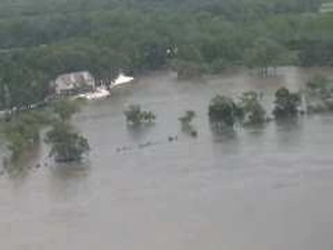 Flooding of the Wynnestone Area near Dakota Dunes, SD