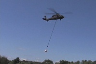One Ton Sandbags Placed by North Dakota National Guard