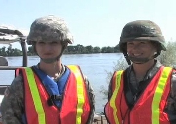 Joint Force Medics Working at Dakota Dunes, SD Flood Response