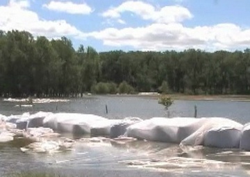 Dakota Dunes Flooding - Mud Lake Patrol B-roll