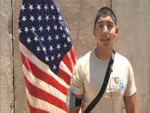 Spc. Ricardo Frias for the Giants