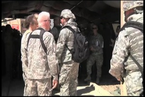 Wounded Warriors Land at Joint Base Balad