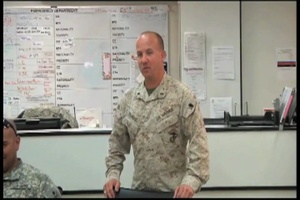 Wounded Warriors Speak at Joint Base Balad