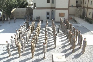 4th of July Patch Ceremony with Gen. Petraeus
