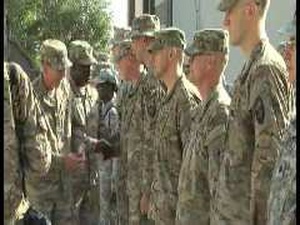 4th of July Patch Ceremony with Gen. Petraeus