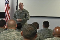 ANG Command Chief Visits the 169th Fighter Wing