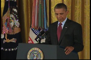 President Obama Awards Sgt. 1st Class Petry the Medal of Honor, Part 1