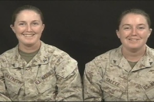 Lance Cpls. Ashley Sallee and Kimberly Gastelum - KERO-TV