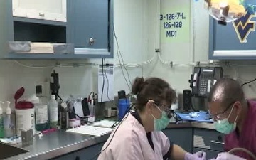 USS George H.W. Bush Sailors Provide Dental Care