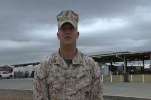 U.S. Marine Lance Cpl. Andrew Los
