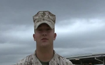 U.S. Marine Lance Cpl. Andrew Los