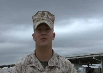 U.S. Marine Lance Cpl. Andrew Los