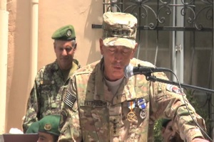 Gen. Petraeus Hand Over Command - Without Voice Over