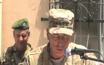 Gen. Petraeus Hand Over Command - Without Voice Over