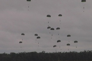 U.S. Soldiers Parachute into Shoalwater Bay Training Area During Talisman Sabre 2011