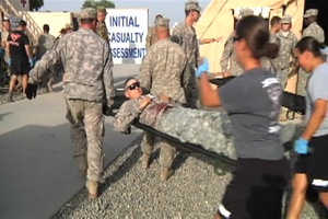 352nd Combat Support Hospital Conducts Mass Casualty Drill, B-Roll