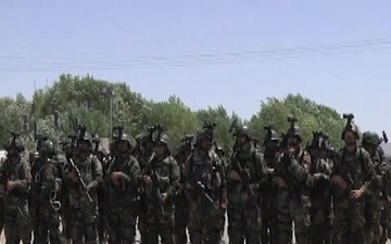 Mazar-e Sharif Security Transition Ceremony