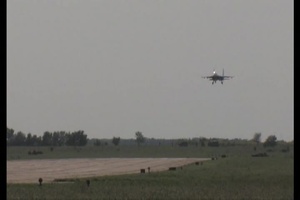 SU-27 comes in for a landing