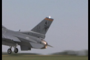 US Air National Guard F-16D Take Off