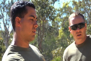 US Marine stack Ammo During Talisman Sabre 2011