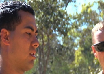 US Marine stack Ammo During Talisman Sabre 2011