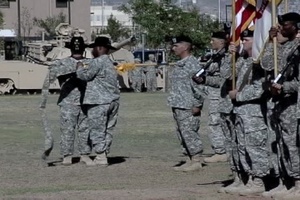 4th Brigade Combat Team, 1st Armored Division Casing of the Colors Ceremony