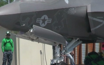 First Catapult Launch of JSF F-35C
