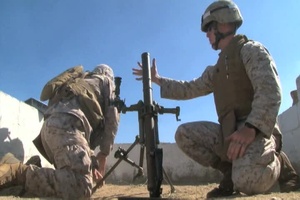 Marines Test New Mortar System