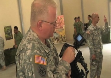 Maj. Gen. William Beard Tours Military Training Areas in Singapore - Broll