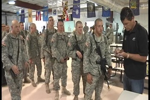 Michael Waltrip Visits Camp Atterbury Story