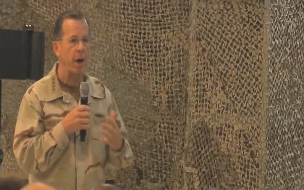 Adm. Mullen Visits Kandahar Airfield