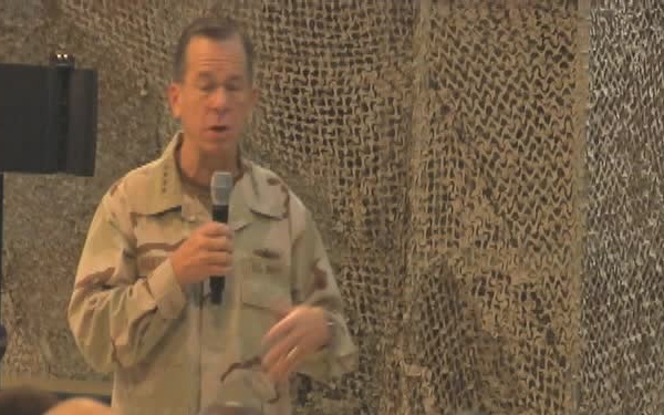 Adm. Mullen Visits Kandahar Airfield