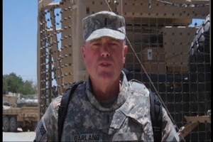 Chief Warrant Officer Tony Garland Recites the Pledge