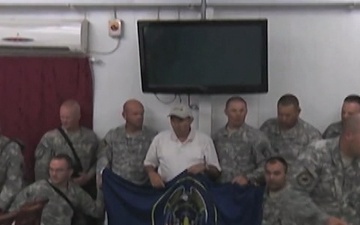 Utah Governor Meets with Troops