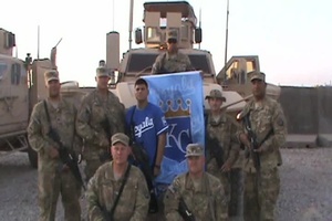 Spcs. Ingersoll and Hochee, Sgts. Pekarek, McGregory and Foley, Lt. Rodriguez, Pfc. McCarty and Staff Sgt. Schmidt