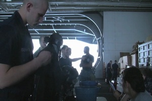 Gas Mask Cleaning
