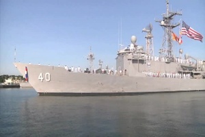 USS Halyburton (FFG 40) Returns Home