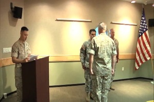 Gunnery Sgt. McLaren Retirement Ceremony, Part 1