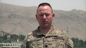 Lt. Col. Steven Berger Shout Out