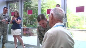 WWII Medal of Honor Recipient visits National Guard