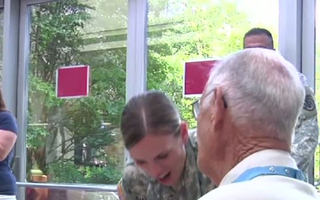 WWII Medal of Honor Recipient visits National Guard