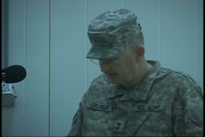 Transfer of Authority Ceremony, Part 1
