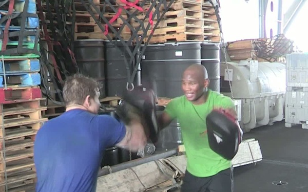 Sailors Practice Mixed Martial Arts