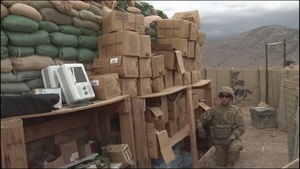 Soldiers Move Supplies