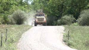 B-roll of 713th Engineer running through Counter IED Lanes
