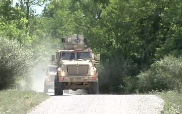 B-roll of 713th Engineer running through Counter IED Lanes