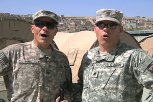 Col. David Hall, Lt. Col. Michael Arrington