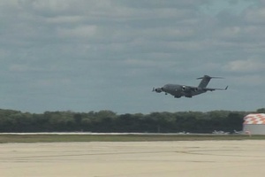 Hurricane Evacuated Aircraft Arrive at Wright-Patterson AFB