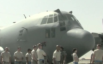 EC-130H Compass Call at Bagram Airfield