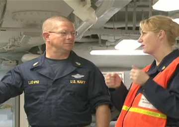 Mass Casualty Drill Aboard USS George H. W. Bush